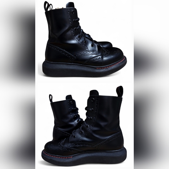 Alexander McQueen | Hybrid Wingtip Combat Boots | With Box & Accessories - Picture 6 of 16